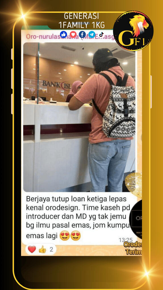 Hutang ke-3 Settle dengan Emas