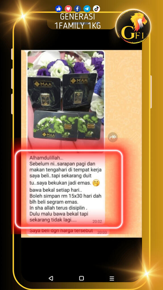 Berjimat untuk Menabung Emas