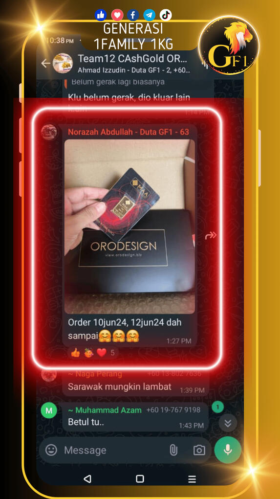 Postage emas laju sampai